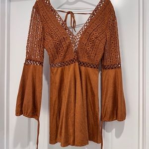 Sexy crocheted dress in size small